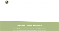 Desktop Screenshot of irvingtondevelopment.org